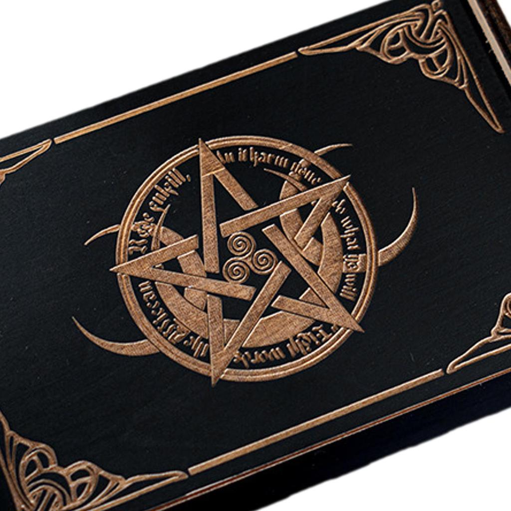 Holz Tarot Box Rechteckig Schiebend Heimdeko Sammlerstück Dekorativ Geschenk Kartenorganisator Tarots Kartenbox Schmuck Andenkenbox