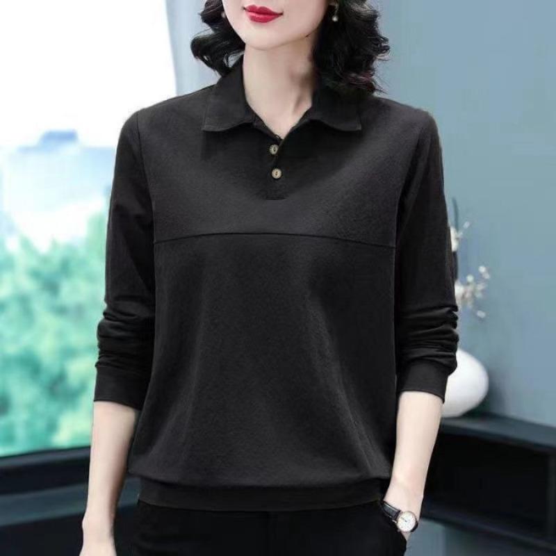 Versatile Women's Clothing Design Sense T-shirt for Women In Spring and Autumn Slim Temperament T-shirt for Women In Slim Top