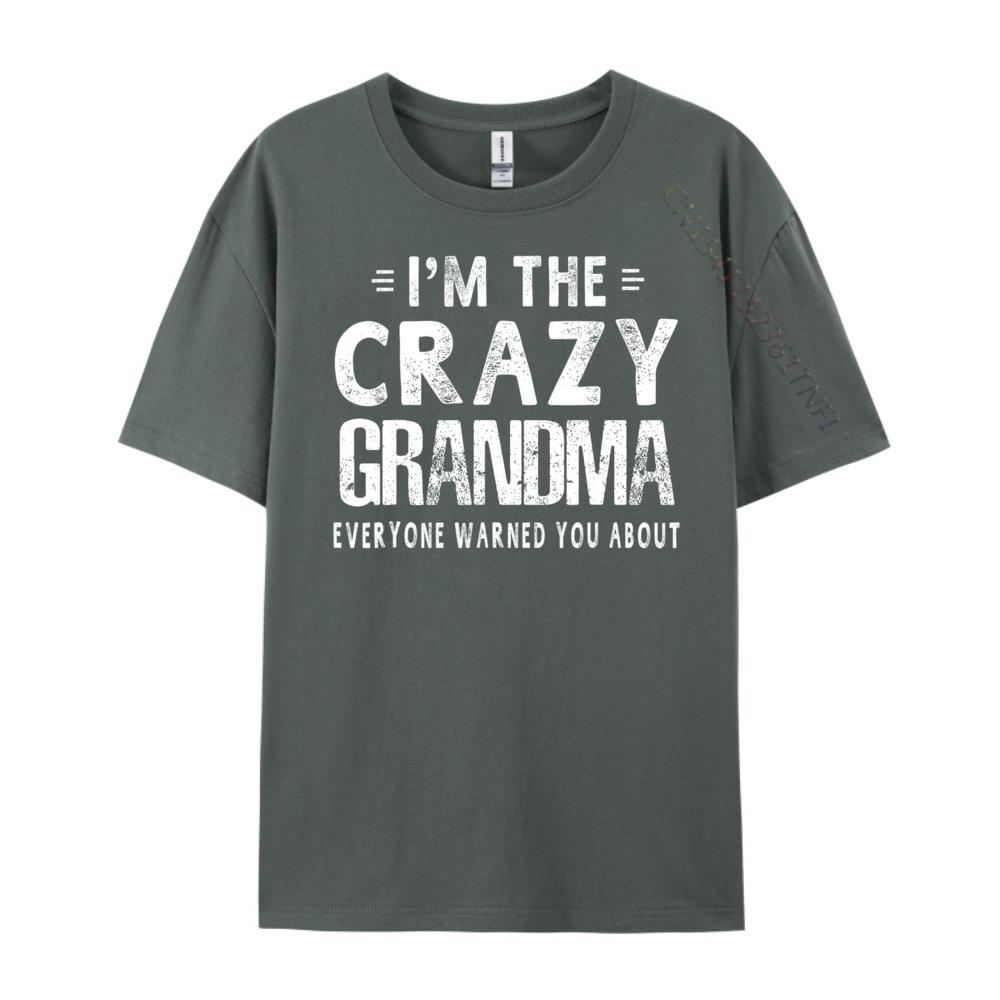 Ich bin der Verrückte, vor dem dich alle gewarnt haben Muttertag 3D Gedruckte T-Shirts Baumwollkomfort Baumwoll-T-Shirt Herren Weihnachten