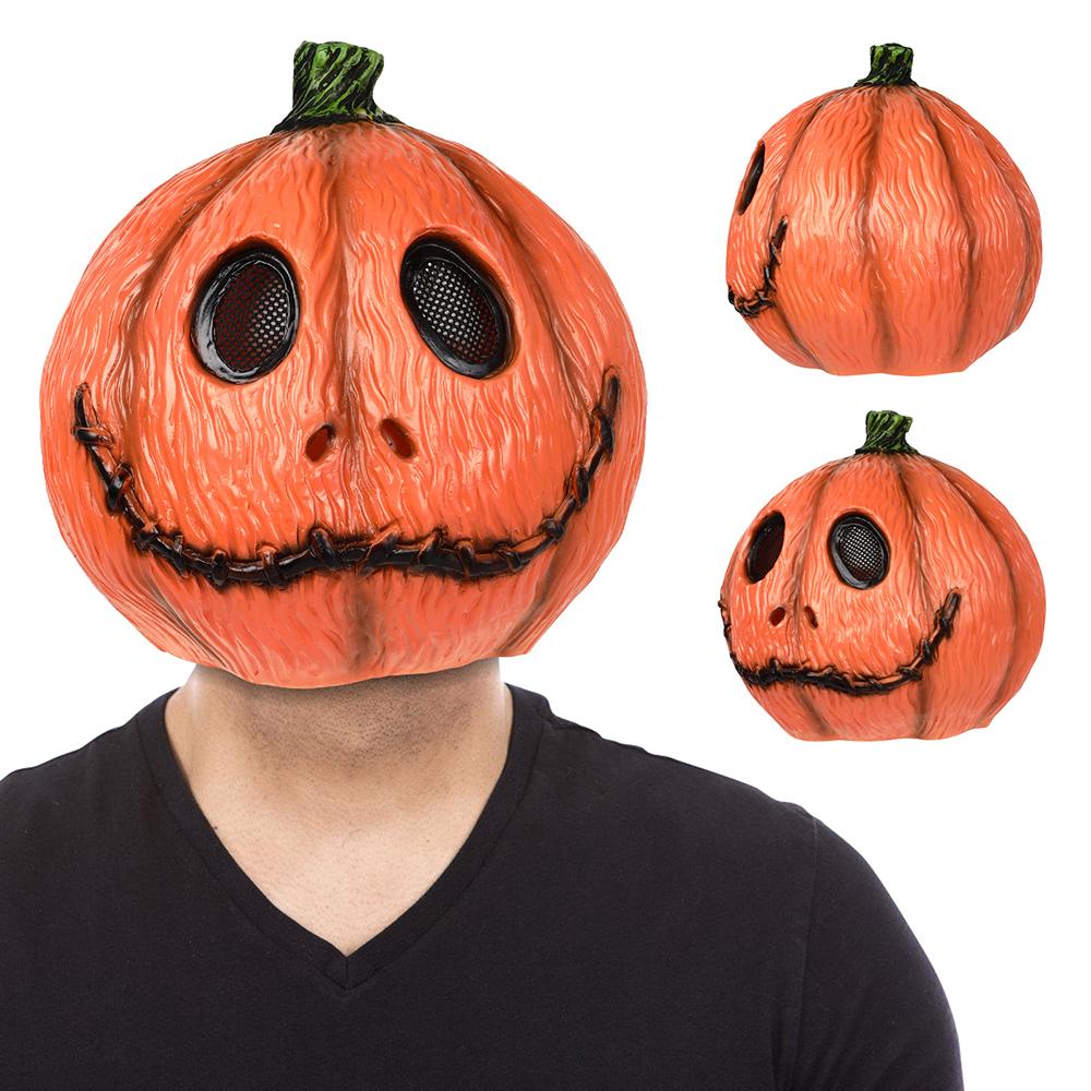 

High Quality Halloween Scary Pumpkin Latex Mask For Cosplay Costume Party