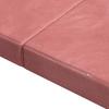 Folding Sofa Bed 180 x 67 x 45 cm Pink