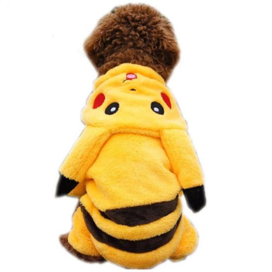 Cartoon Pikachu Halloween Pet Costume Dog Clothes Puppy T-shirt Vest Apparel