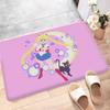 Japanese Cartoon S-Sailores-Moon Floor Mat Nordic Style Home Doormat Bathroom-Toilet Mats Bedroom Hotel Decor Mat