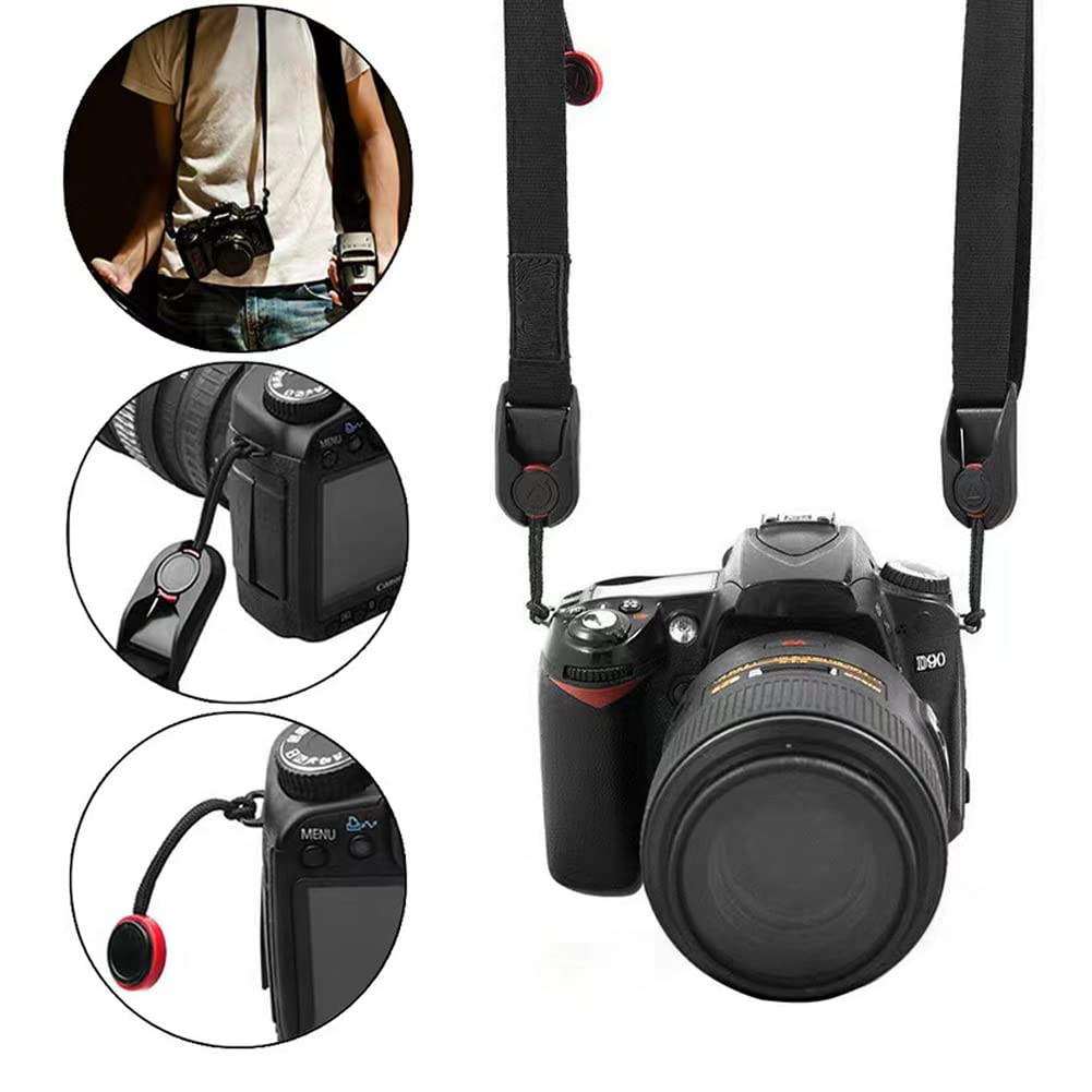 DOTAKE Kamera-Hals-Schulter-Kamera, verstellbarer Fall, allgemein, kompatibel mit Digital Compact Unisex-Halterung, Gurt, Tragegurt, Kamera-/Fernglas-Gurt,