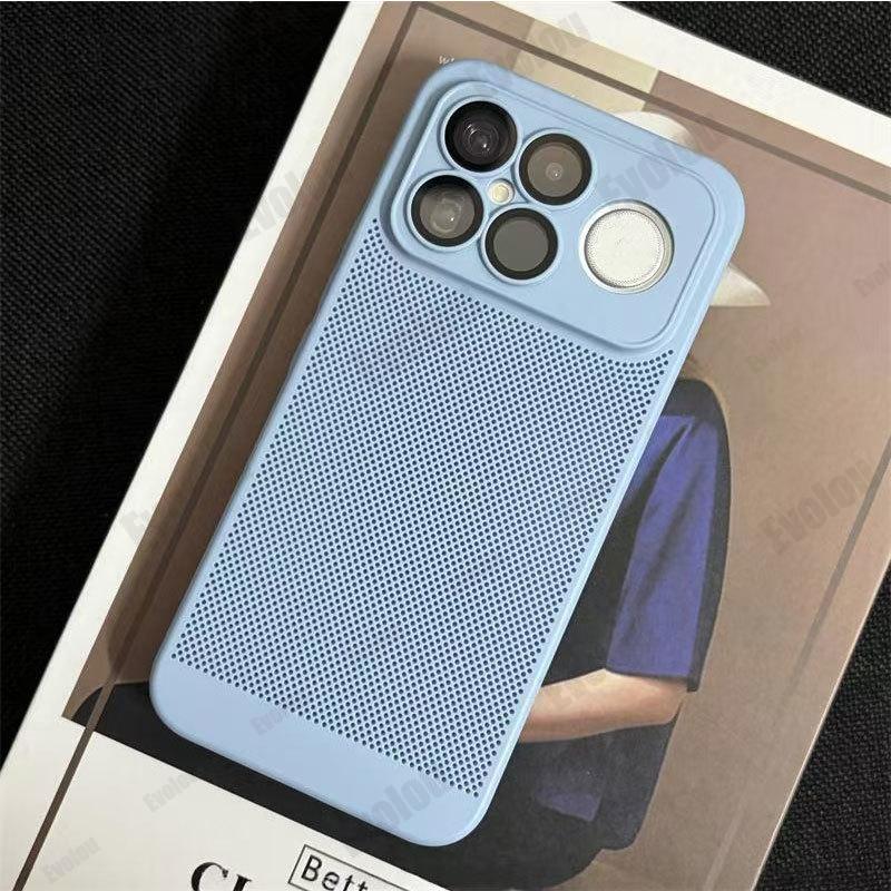 For POCO F8 Ultra F8pro Heat Dissipation Hard Phone Case for POCO F8Ultra Redmi K90 Pro Max Cooling Honeycomb Mesh PC Shell