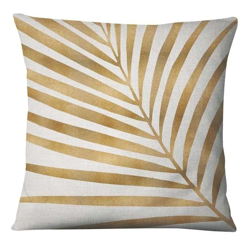 45X45 Cm Tropical Leaves Home Decor Green Pattern Cushion Cover Living Room Sofa Cushion Cover