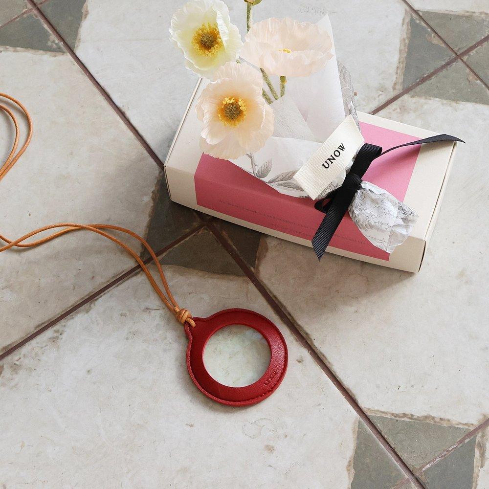 Handmade Leather Magnifying Necklace