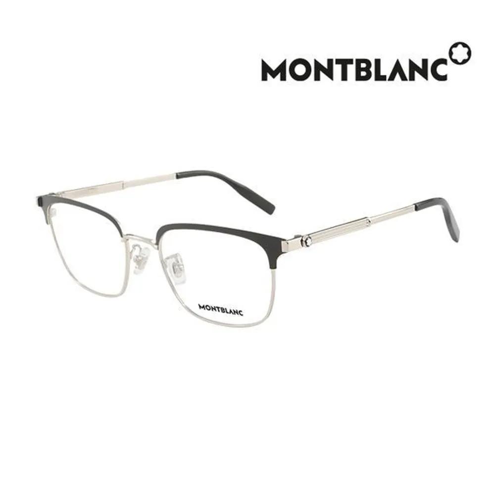 

Montblanc Eyeglass Frames MB0083OK 003 Square Browline Metal Glasses for Women and Men MB0083OK 003_I [52]