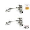 BDP949-1 2 Pieces Front Left AND Right Door Catch Hinge Brake Stop Check Limiter for Renault Master MK2 Opel Movano A Interstar 1998-2010 8200597523