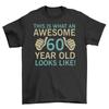 This Is What An Awesome 60th Looks Like T Shirt Funny Bold And Aging Gracefu