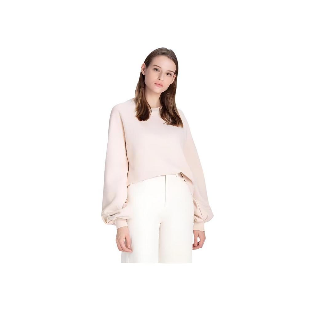 Levis Fashion Classic Casual Simple Versatile Round Neck Long Sleeve Sweatshirt Women Sweatshirt Pink 18692-0002