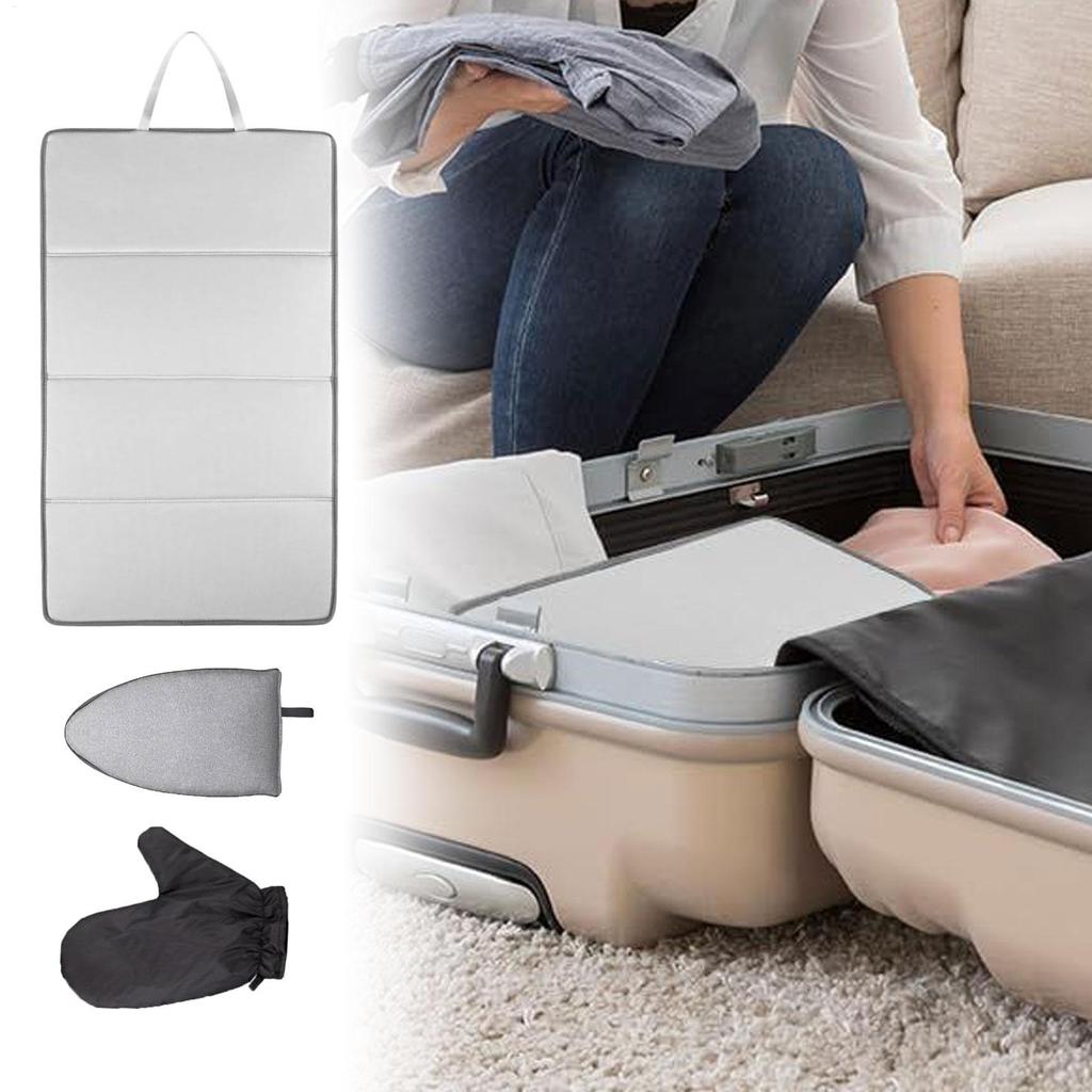 Clothes Steamer Board Door Clothes Steamer Board Anti-Slip Iron Mat With Gloves For Clothing Suit Dress Shirt Laundry Tabletop