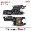 Neu Für Huawei Nova 5 5T 7 7i 8 8i 9 10 Pro SE 5G USB-Ladegerät Dock-Anschluss Ladeanschluss Mikrofon Flexkabel