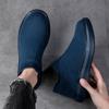 Fashion 2024 New Men's Mesh Elastic Fashion Casual Shoes Round Toe Platform Couple Socks Sneakers 36-45 Lazy Shoes Tenis Para Hombre