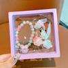 Mermaid Children'S Bracelet Cute Shell Painless Ear Clip Mermaid Princess Hair Tie Set Gift Box