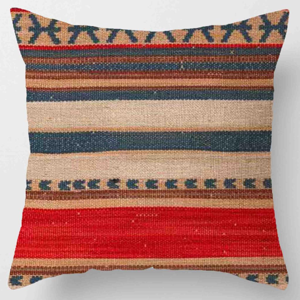 Bohemian Pillowcase Home Decor Polyester Comfortable Seat Cushion Geometric Cushion Family 45* 45cm Pillowcase