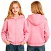 Giacca con Cappuccio e Zip Lunga Manica Casual Comfort Capospalla per Ragazze