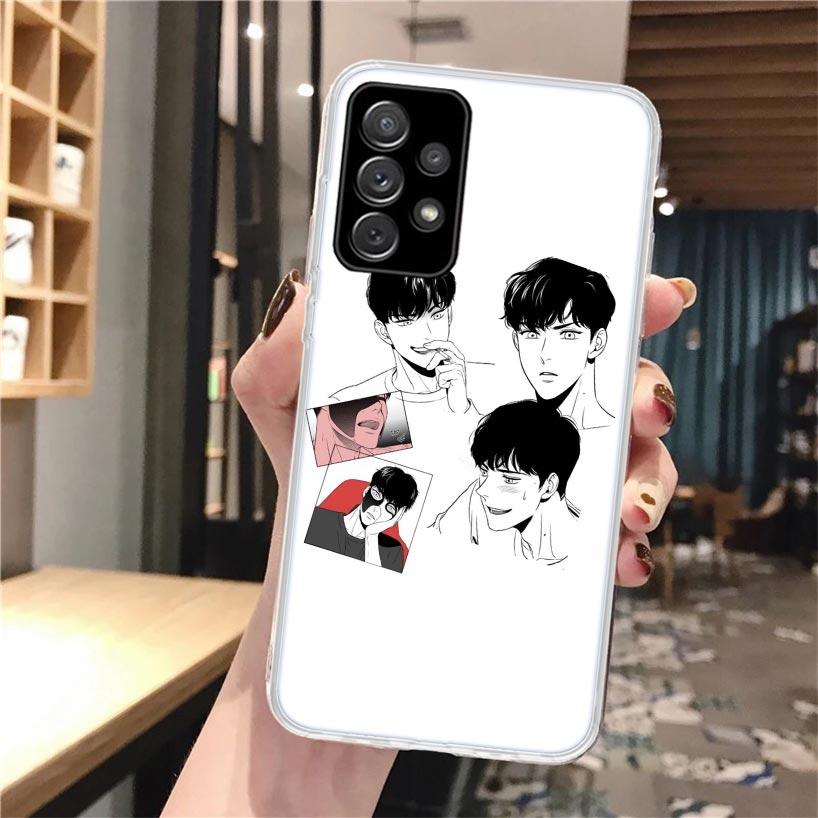 Gay Man Anime Comics Soft Phone Case For Samsung Galaxy A16 A26 A36 A56 A15 A14 A13 A55 A54 A53 A35 A34 A33 A25 A24 A23 A05S A04