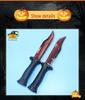 Halloween Horror Bloody Knife Cosplay Prop - Flowing Blood Toy for Stage & Movie Shoots