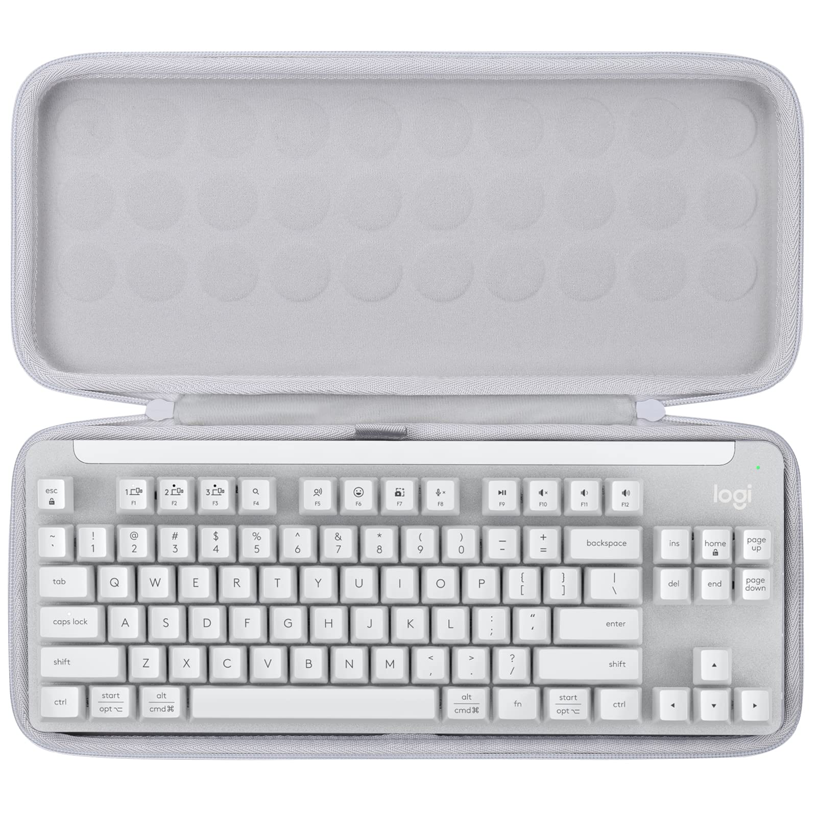 

co2CREA Storage Case Compatible with Logitech SIGNATURE K855 Tenkeyless Mechanical Wireless Keyboard (Case Only)