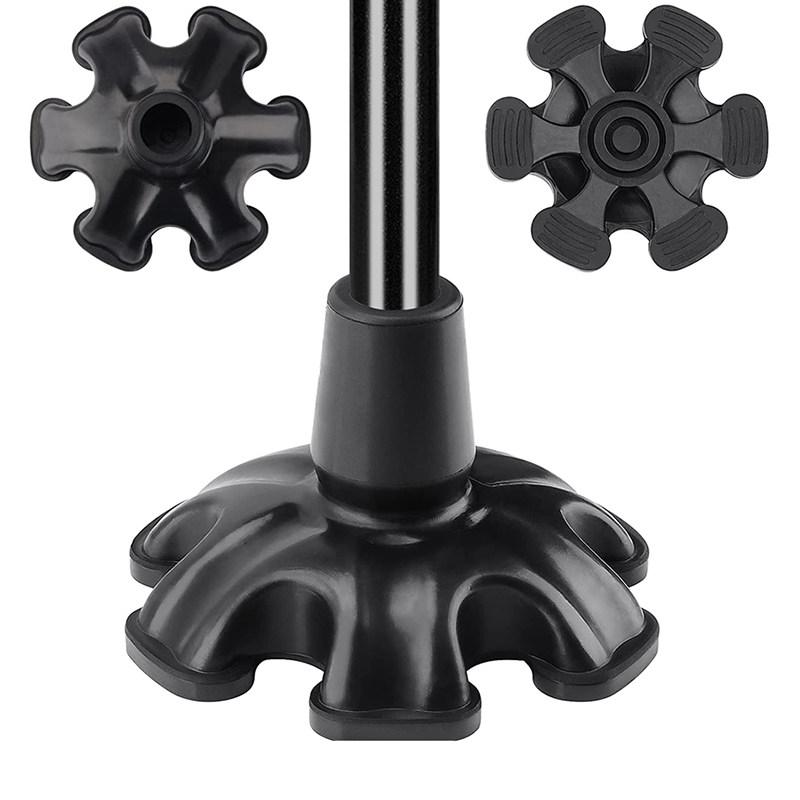 19/22Mm Canes Self Standing Protect End Cover Eldder Walking Stick Rubber Non-Slip Pad End Bottom Cap Shaped Tip Replacement
