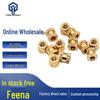 ROHS-Certified Copper Knurled Nut Insert, M2-M8