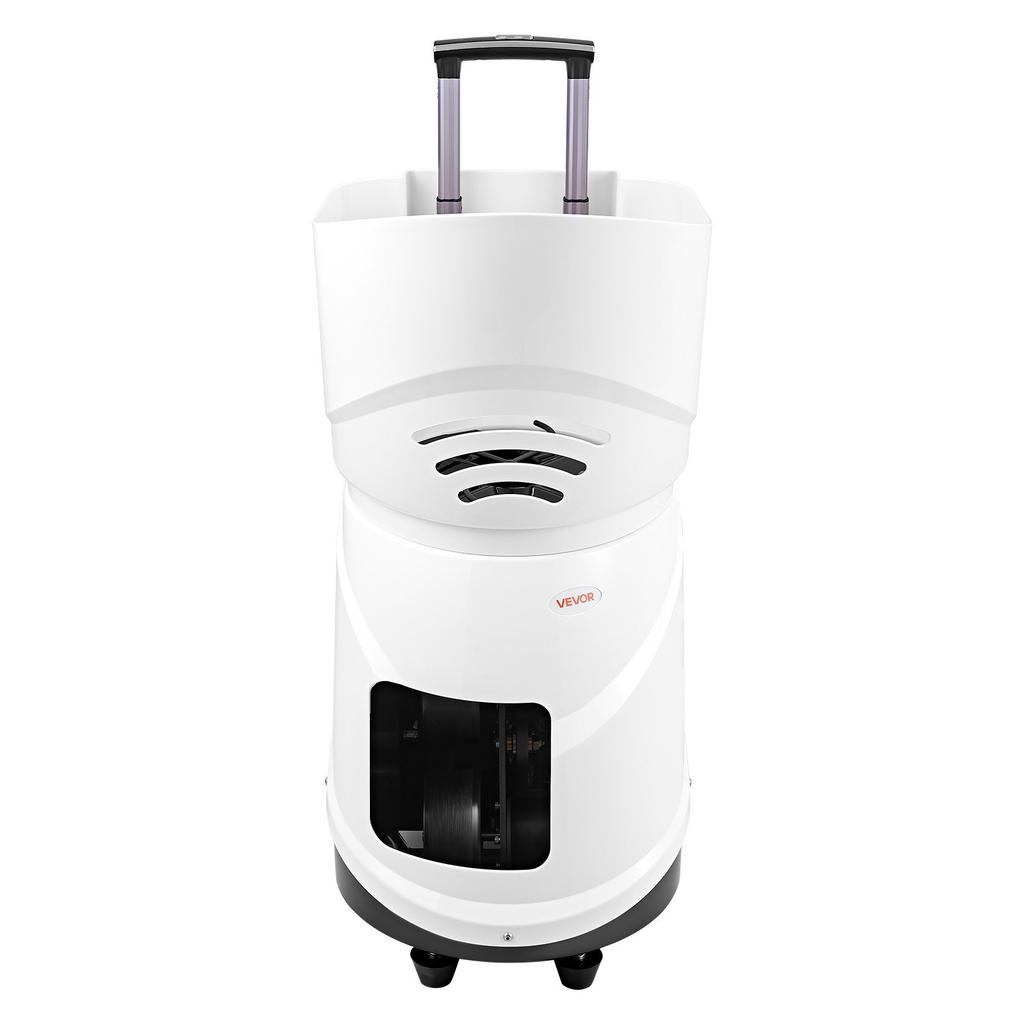 VEVOR Tennis Ball Machine Auto Portable Ball Launcher for Practice Training, with App Remote Control, 150 Ball Capacity, Spin Control