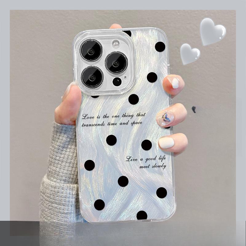 

Подходит для Apple 15 Чехол для мобильного телефона Iphone14 Полный экран Бант Кронштейн 13pro Перо Пряжа 12 Горошек Любовь 11 iPhone SE (2nd Generation)