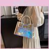 Japanese Style Pvc Jelly Handbag With Spacious Interior And Soft Structure For Daily Outings