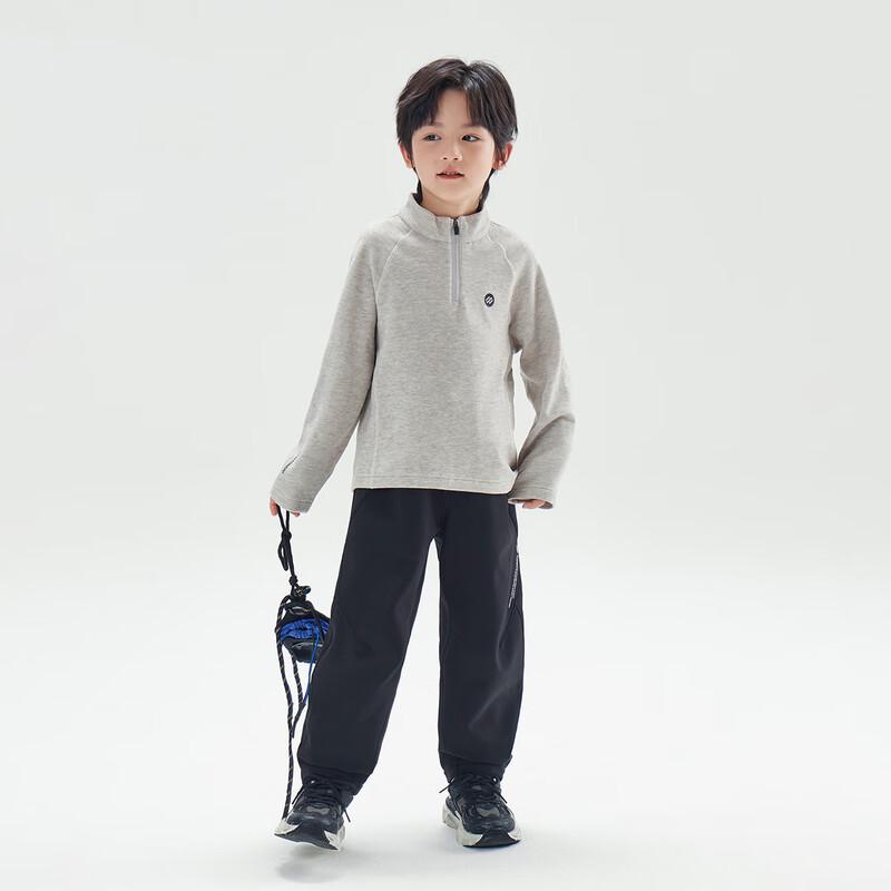 Kids' Autumn/Winter Outdoor Softshell Windproof Straight-Leg Pants 8877D