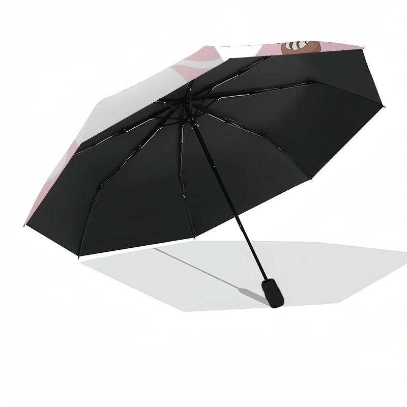 Sugar bunnies Automatic Open/Close Umbrella-Cute Umbrella with Cute Design, Portable 3-Fold Compact Umbrella for Men & Women, Halloween Chri