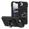 Magnetic Car Holder Ring Shockproof Armor With Card Slot Case For 17e 16e 17 Air 16 15 14 13 Pro Max Plus Back Cover