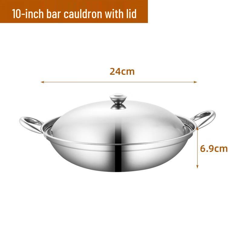 ZISIZ 10-inch Mini Hot Pot with Alcohol Stove (2-pack)