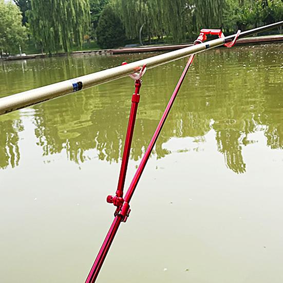 Corner Pole Stand 8MM Interface Left Right Adjustable 180 Degrees Rotatable Fish Pole