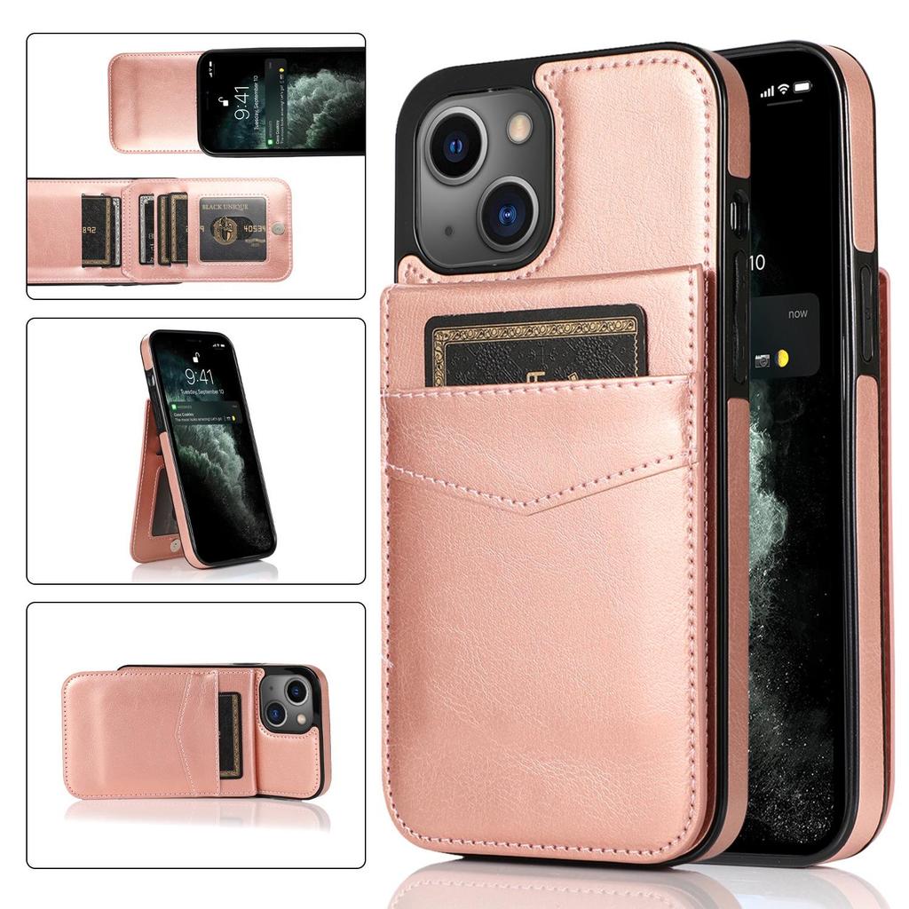Apple iPhone 17 Pro Max Crazy Horse Leather Flip Case