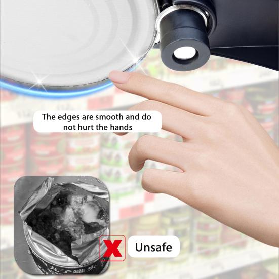 Can Opener Multi-Function Can And Bottle Opener Ergonomic Handle Kitchen Tools for Camping Travel Use