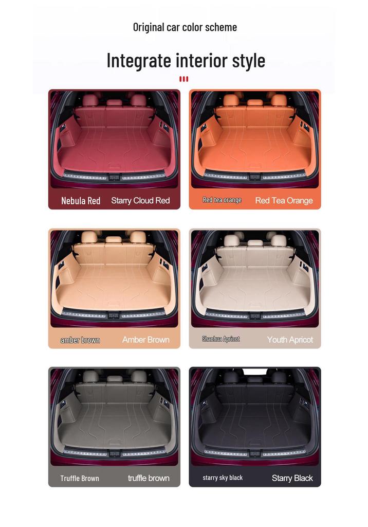 Eco-Friendly Waterproof and Dustproof Trunk Mat for AITO M7