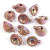 10pcs Christmas Hat Acrylic Beads Plated Color Loose Bead For DIY Jewelry Making Bracelet Necklace Keychain Christmas Decoration