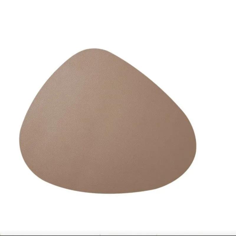 PU Placemats for Tableware Waterproof Non-Slip Coaster Leather Place Heat Insulation for Kitchen Accessories Pad Cup Wine Mat