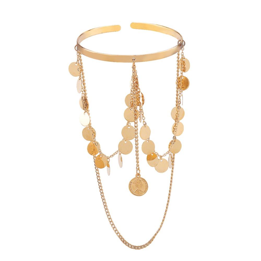 Pearl Tassel Arm Chain Adjustable Open Cuff Bracelet Armlet Armband Upper Arm Bangles  Party