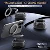 Magnetic Phone Holder Car Phone Mount Bracket with 360 Degree Rotation Cradles for Smartphone Automobile Vehicle Cellphone