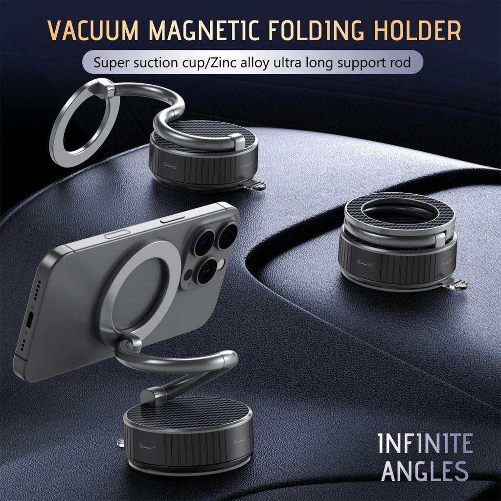 Magnetic Phone Holder Car Phone Mount Bracket with 360 Degree Rotation Cradles for Smartphone Automobile Vehicle Cellphone