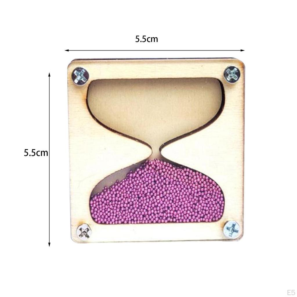 Busy Board Wooden Hourglass Motor Skill Early Education Montessori Teaching Accessories for Boy Girl