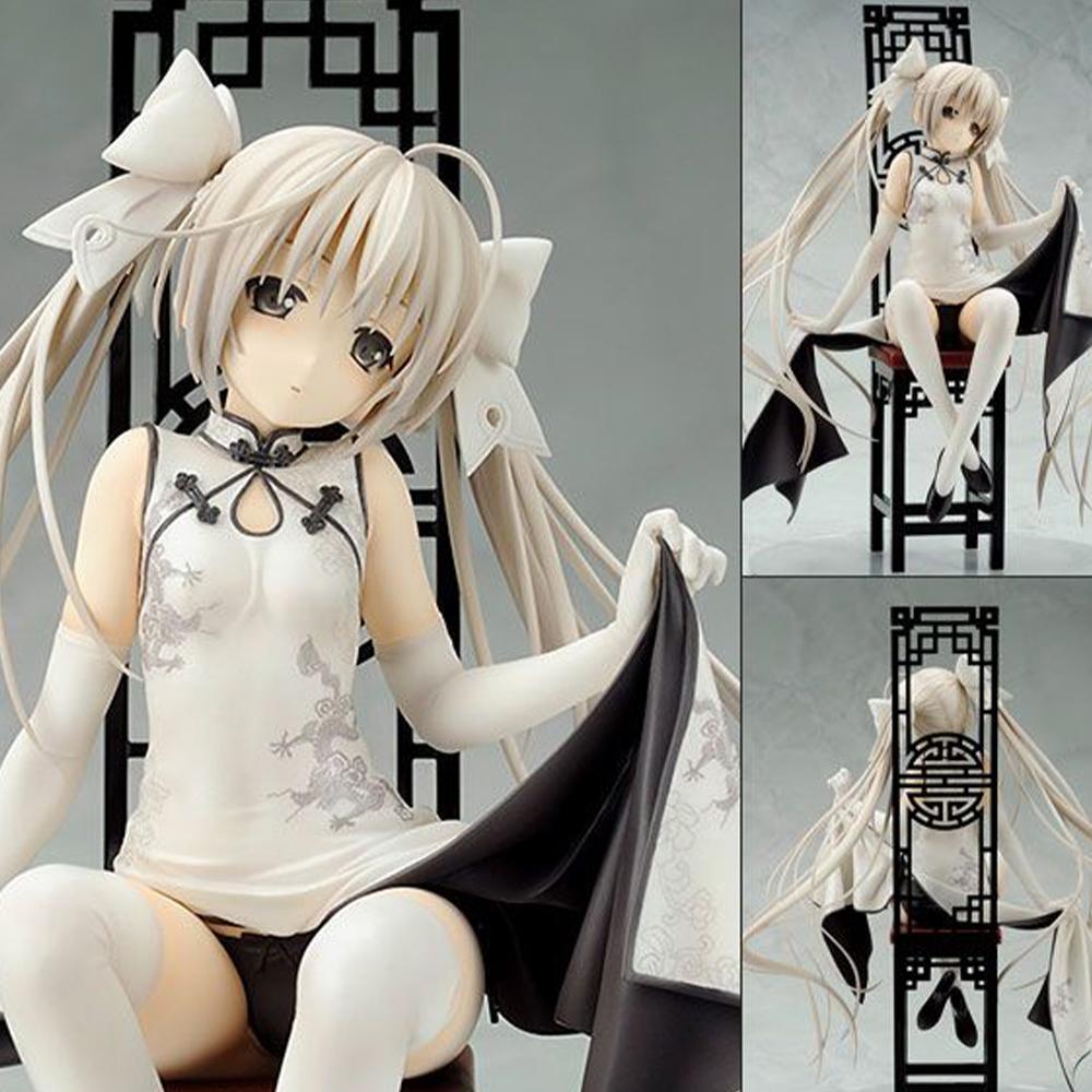 Figurka anime Kasugano Sora w pozycji siedzącej figurka akcji dziewczyna w cheongsam figurka Kasugano Sora PVC Model Zabawki Kolekcja Prezenty