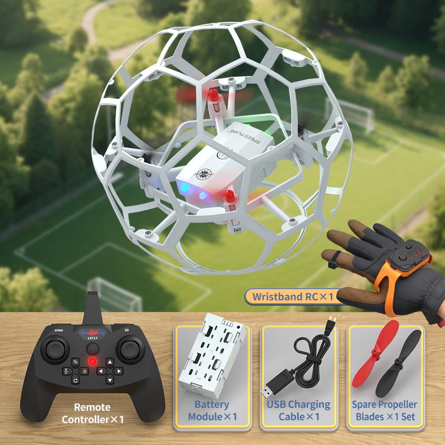 Children's Football Competition Spherical Hollow Cup Football Drone Science and Education Quadcopter Holiday Gift Toy