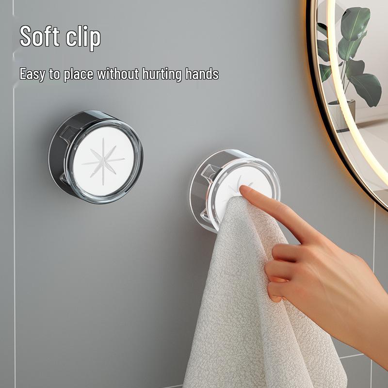 No-Drill Towel Hook and Rack for Quick Hanging and Storage