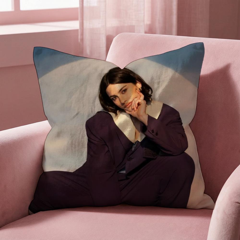 Singer G-Gracie Abrams Cushion Cover Multi-Scene Pillow Cover for Home & Car - Reversible, Soft & Durable for Daily Use