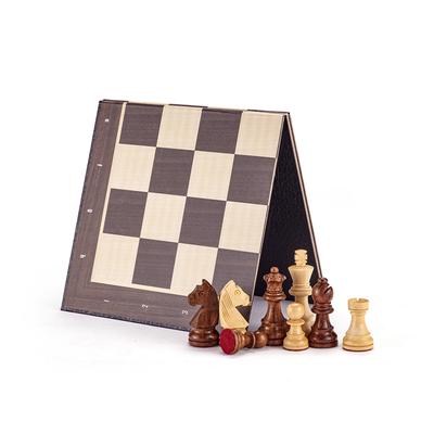 Zestaw Szachowy w Stylu Rycerskim 40*20Cm Szachownica z Litego Drewna/Plastiku ABS Figury Szachowe Gra Planszowa Rozrywka Prezenty Świąteczne Dla Przyjaciół