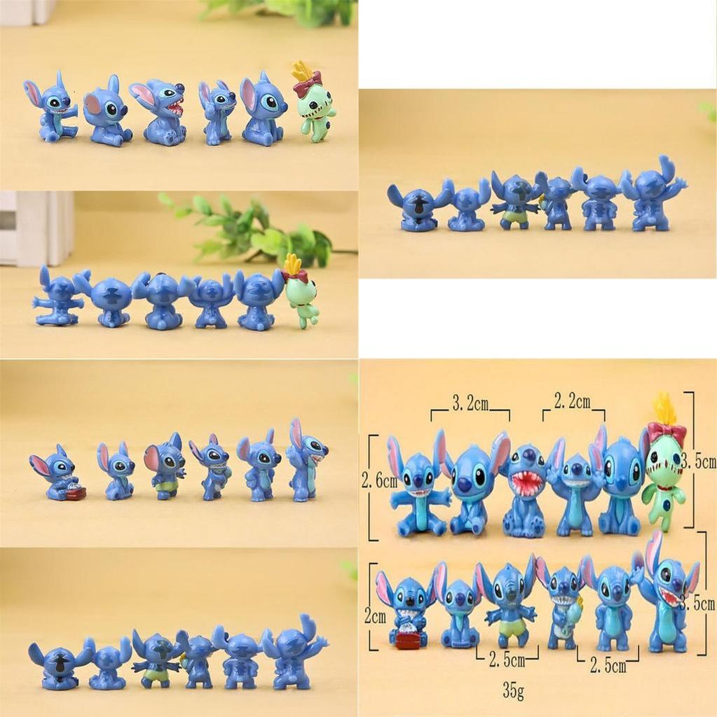 Disney Lilo Stitch 12 Pcs Action Figures Collection Set Adorable Ornament For Kids And Fans Of The Cartoon!