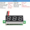 5pcs Mini Digital DC Voltmeter 0.28 Inch Two-Wire 2.5V-30V Mini Digital DC Voltmeter Voltage Tester Meter 5 Colours